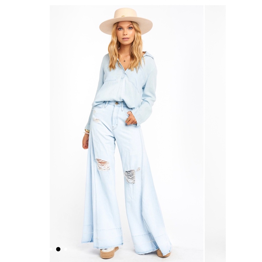 NWT Show Me Your MuMu san fran super flare jeans